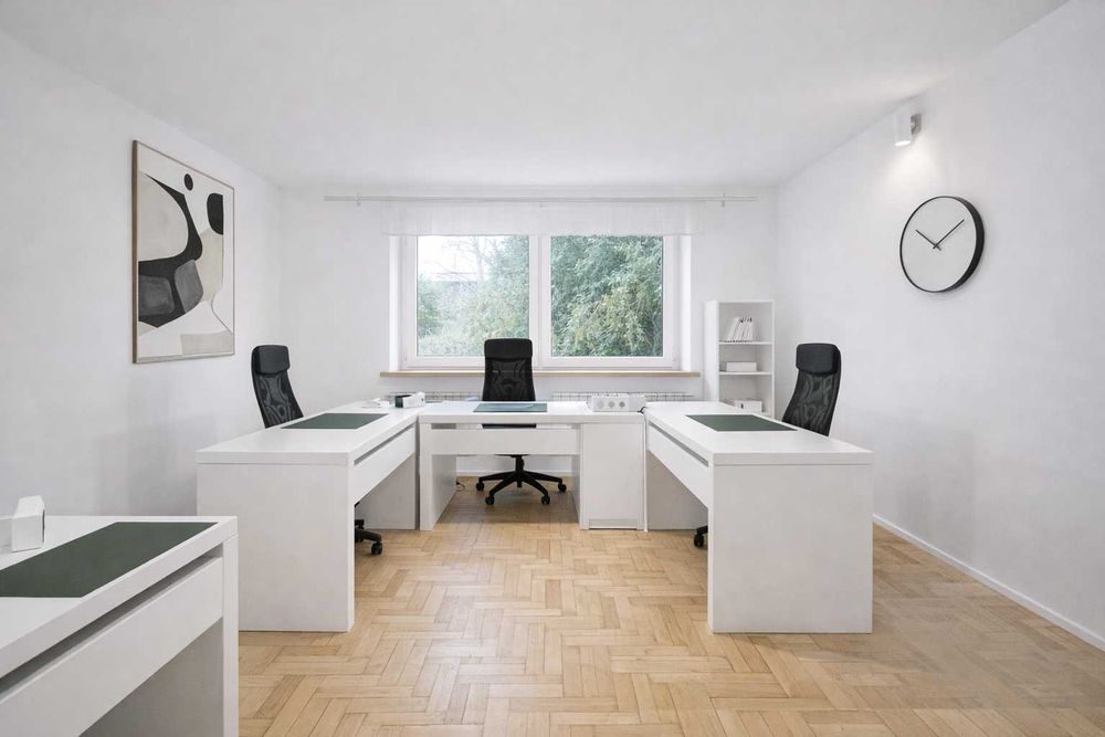 Klimatyczny wolnostojący dom na firmę - Saska Kępa