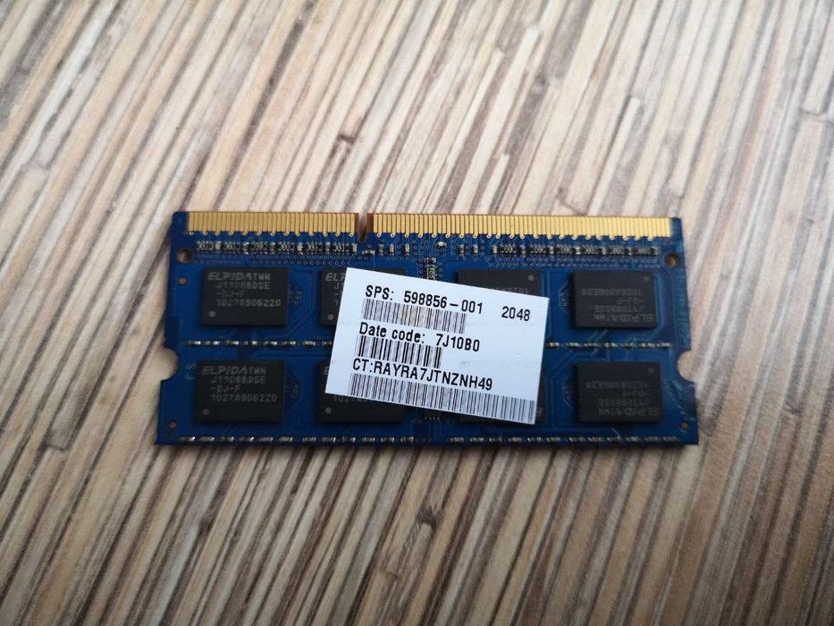 Оперативная память для ноутбука Sodimm DDR3 2Gb 10600 Elpida