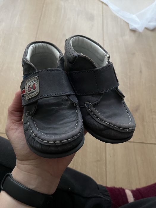 Buty lasocki skórzane trzewiki 24 na rzep