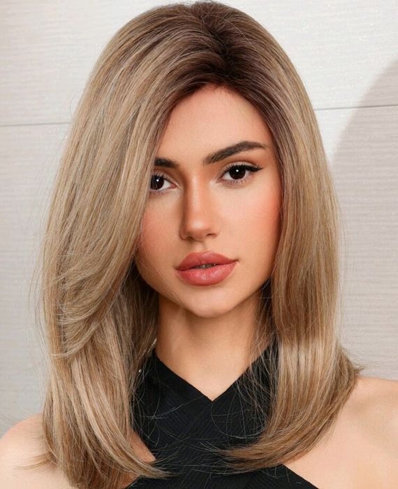 Peruka krurka naturalny kolor blond