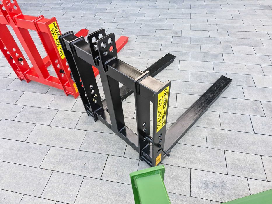 paleciak na tył ciągnika, widły do palet, 4 uchwyty mocujące, nowość