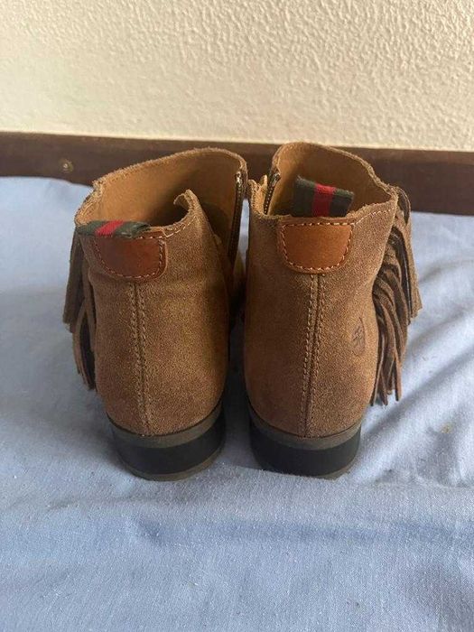 Botas Camurça castanho