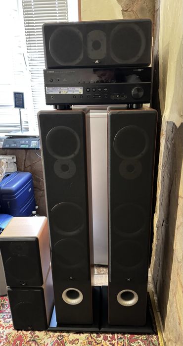 Продаю ресивер YAMAHA + акустическая система Acoustic Kingdom