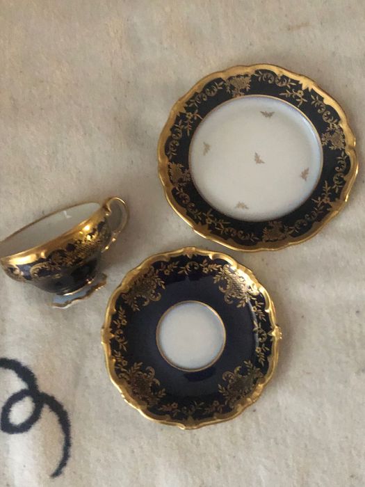 Фарфоровый чайный. сервиз Weimar Kobalt на 6 персон