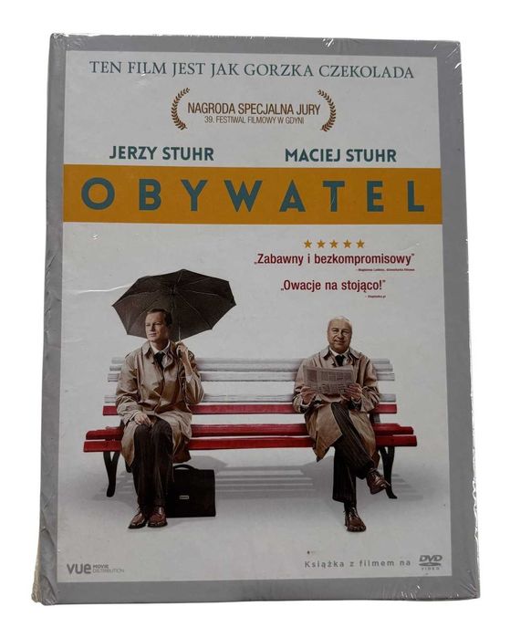 Obywatel DVD Film Polski Komedia Jerzy Stuhr & Maciej Stuhr Nowy Folia