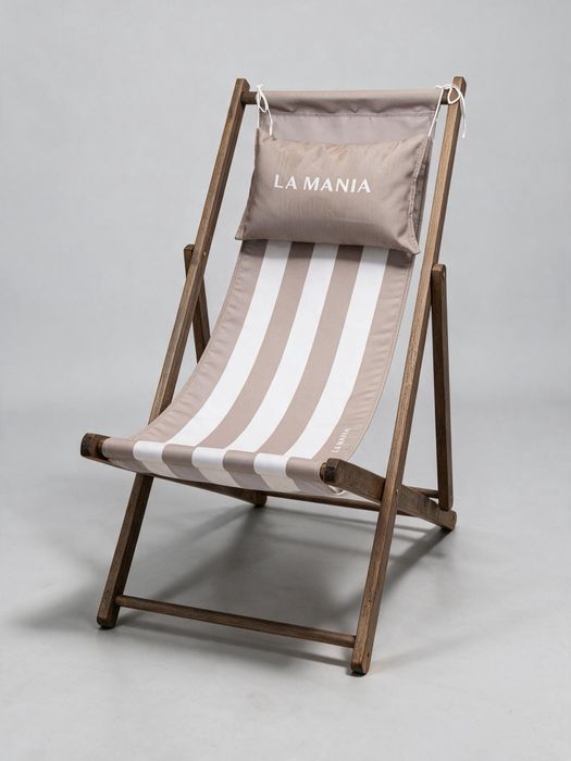 La Mania leżak z drewna bukowego