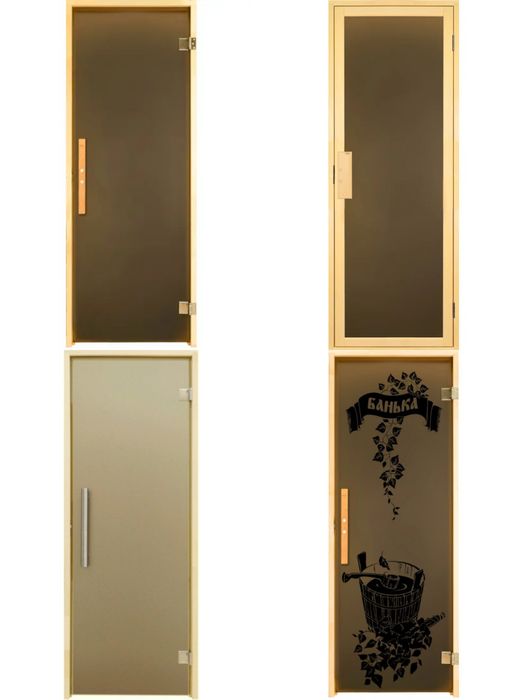 Двері для бані , лазні сауни. Двері в парну скляні, дерев'яні.