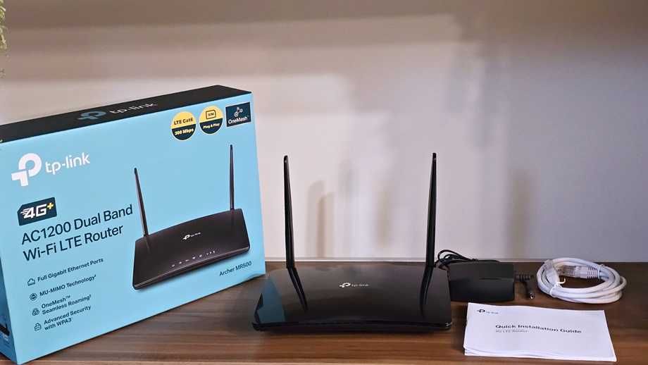 Router 4G+ TP-Link MR500 AC1200 - Livre SIM