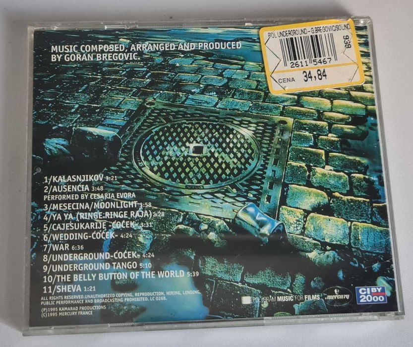 Goran Bregovic - Underground - CD wyd. 1995