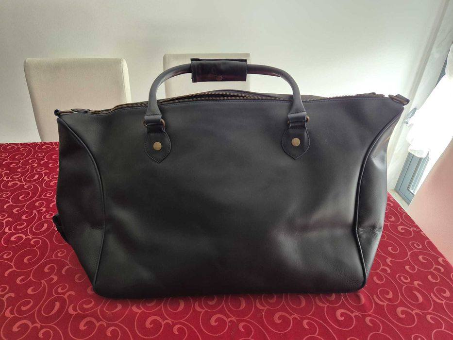 Mala de viagem Vintage em Couro