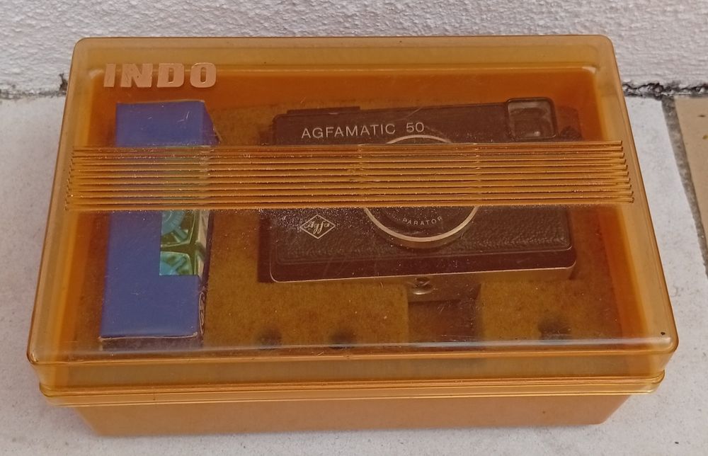 Máquina fotográfica AGFA na caixa original