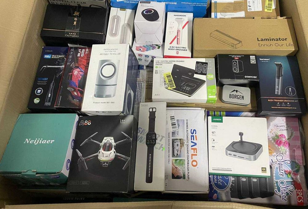 Палета з міксом товарів Amazon для офлайн і онлайн магазинів! 144 кг