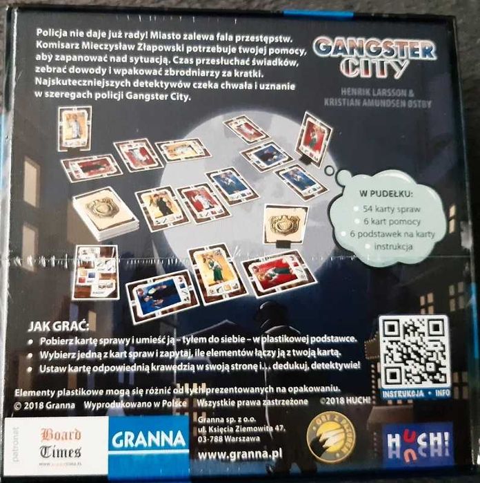 Gra karciana,familijna Gangster