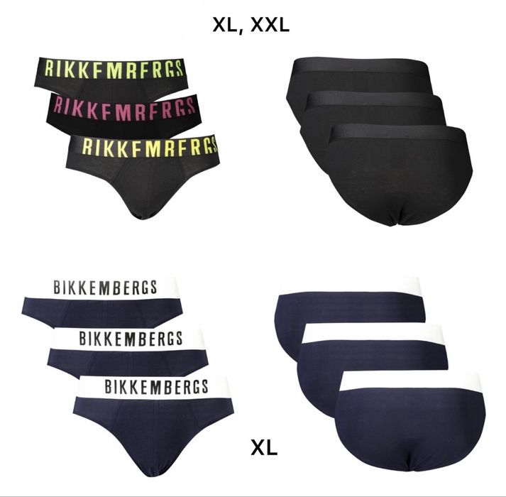 Сліпи труси чоловічі  3шт Bikkembergs