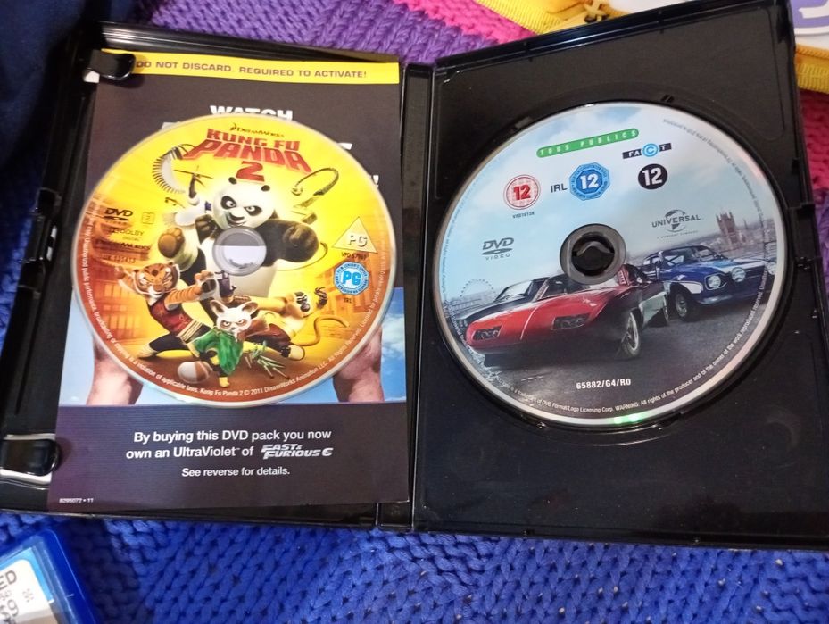Диск фільма (чи гри) і мультфільм панда кун-фу