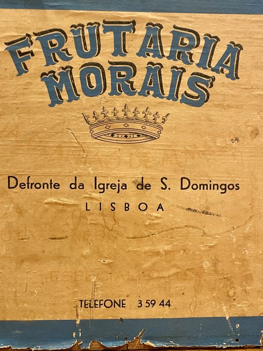 Caixa antiga de ananás