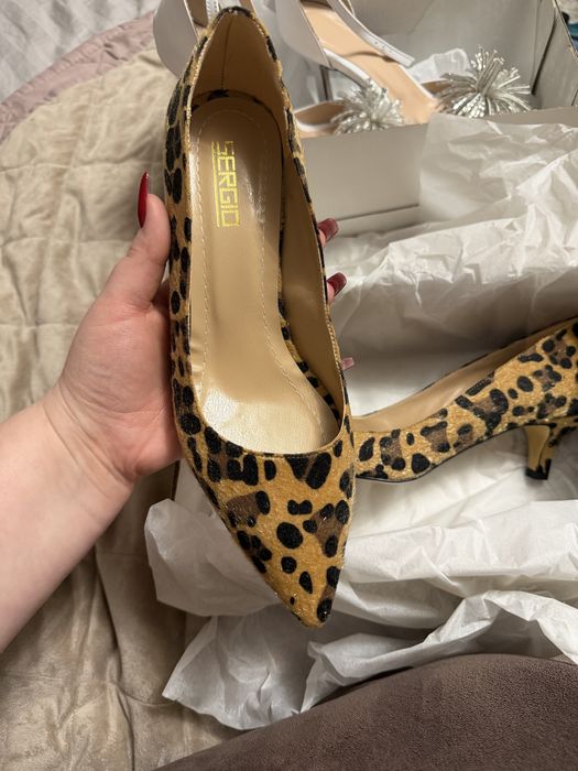Туфлі леопард 40