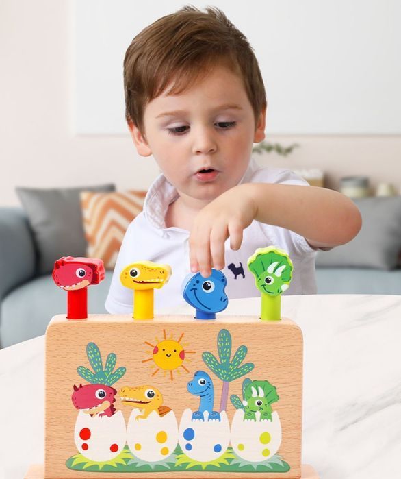 gra zręcznościowa wyskakujące dinozaury jh-0094