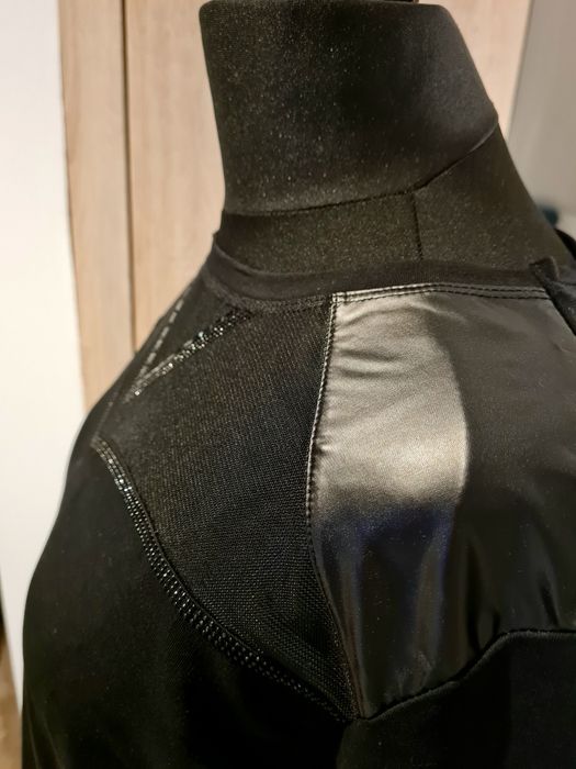 Elegancka czarna nowa sukienka Plus size