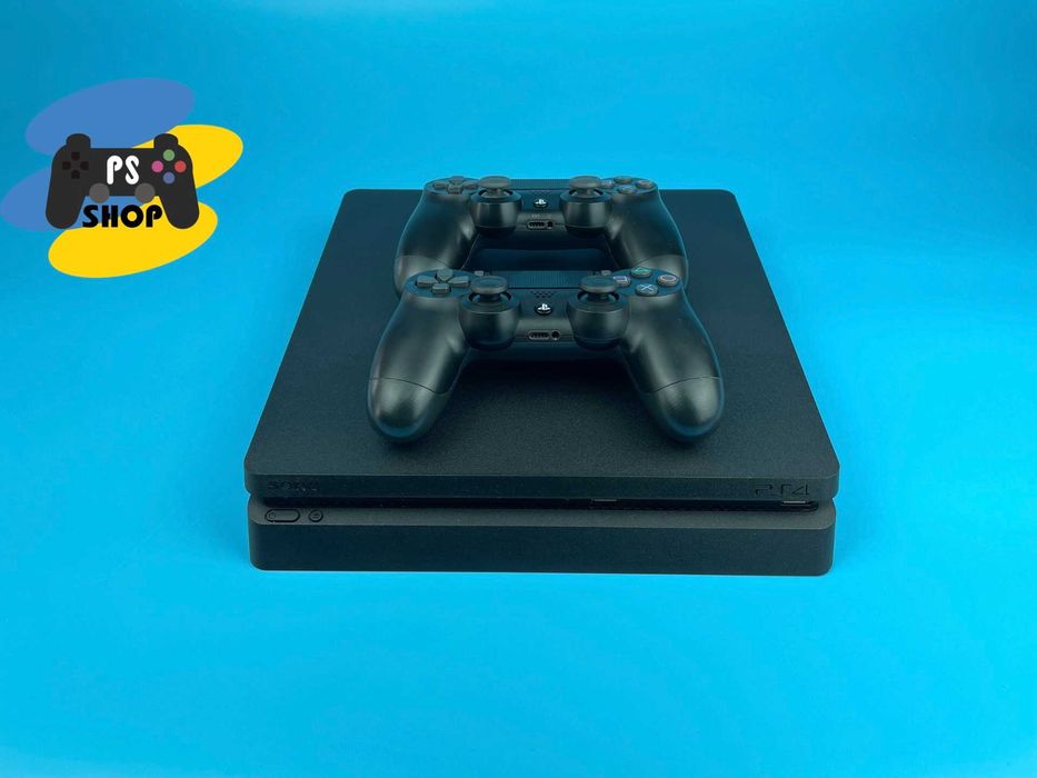 Playstation 4 Slim 1ТБ, Два джойстики