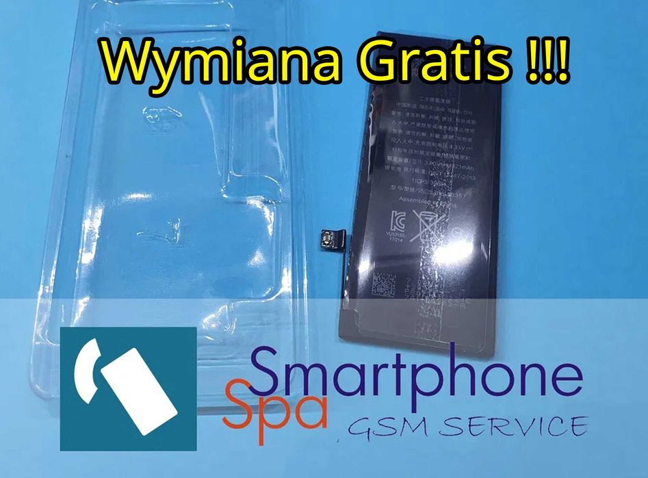 Bateria iPhone 8 Ekspresowa wymiana baterii GRATIS