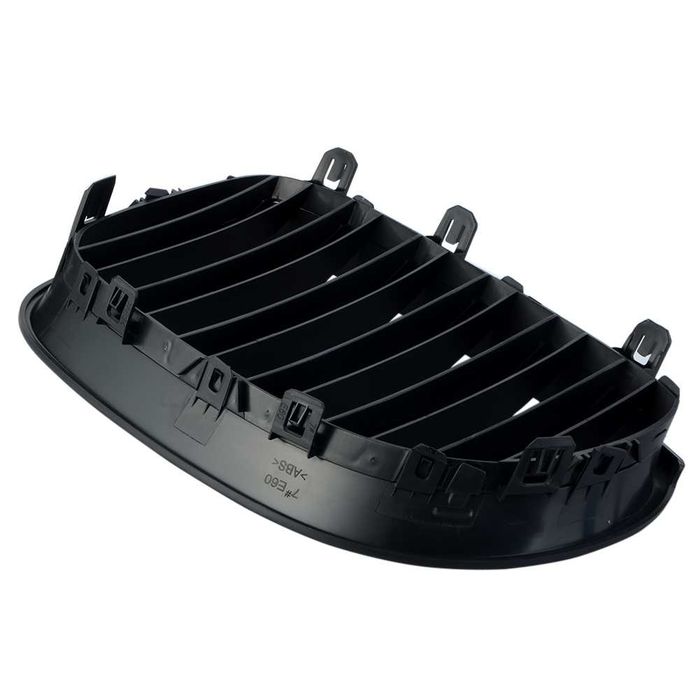 Grelhas preto piano dupla barra para BMW série 5 E60 E61