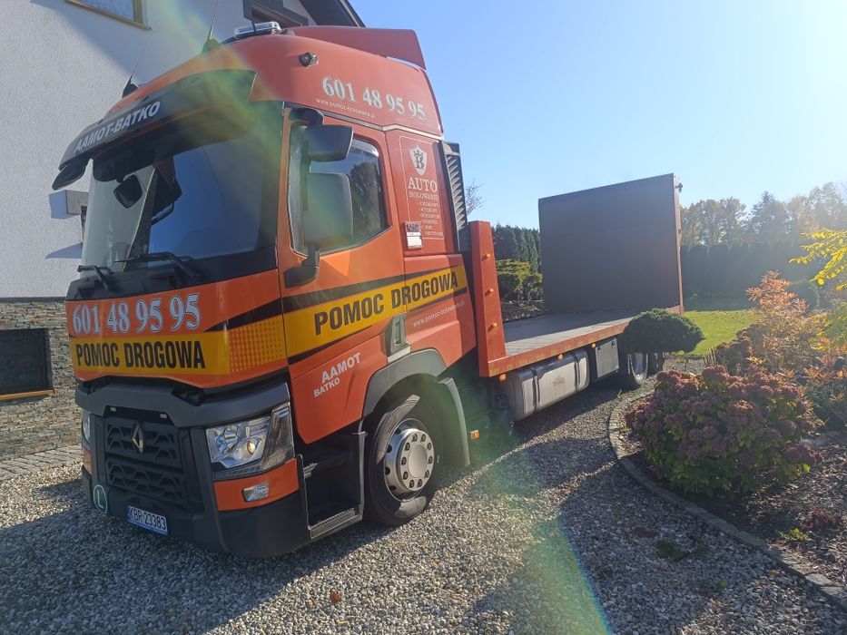 Renault Gama T ,Pomoc drogowa, holownik, zabudowa,laweta hydrauliczna,