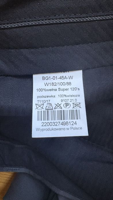 Męski garnitur Bytom seria Zignone jak nowy