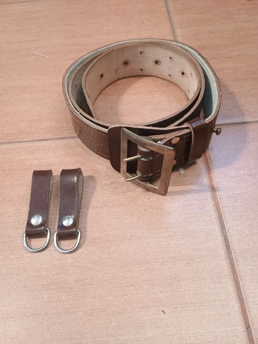 Pas oficerski brązowy LWP WP rozm.3 leżak magazynowy stan idealny