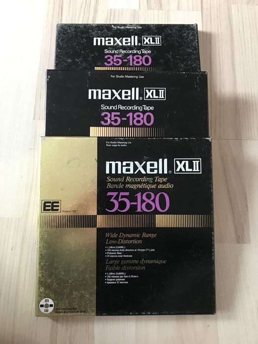 Maxell XLII EE szpula,taśma magnetofonowa, 26cm alu szpula