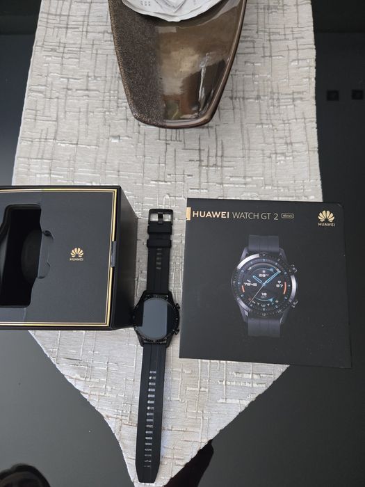 Huawei Watch GT 2 46mm Preto – Smartwatch com Caixa Original