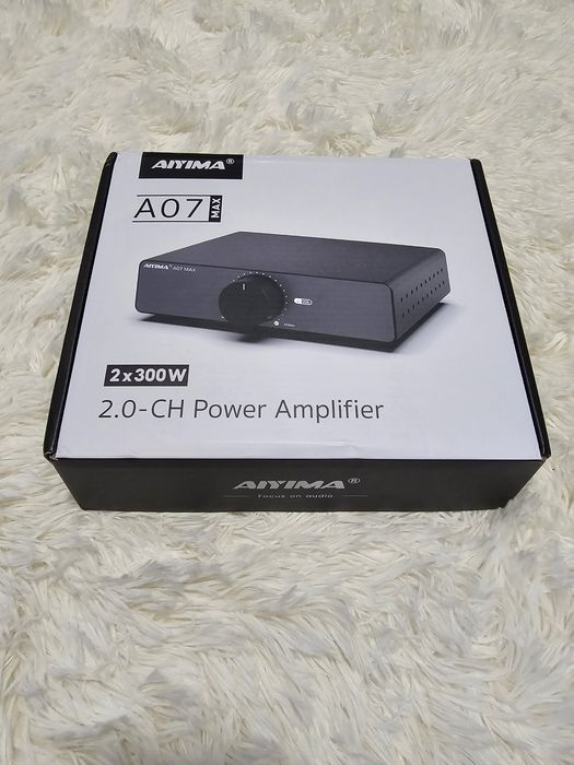 AIYIMA A07 Max 2-Kanałowym Wzmacniacz  HI-FI 300W X 2