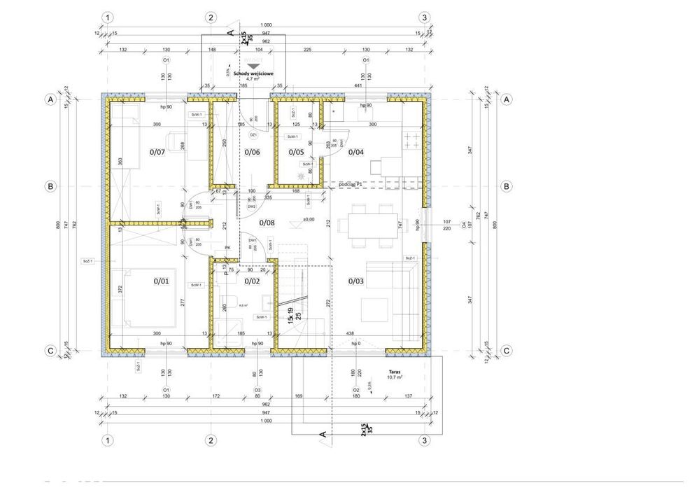 Działka budowlana Strzebiń 1254m2