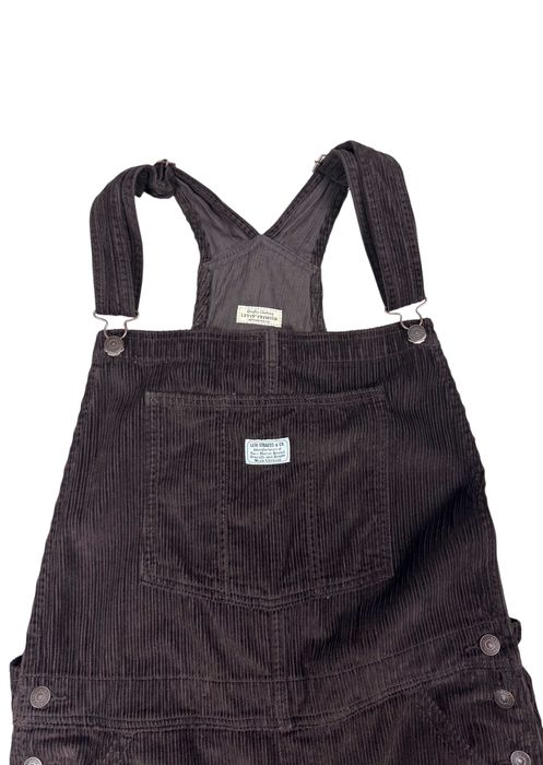 Levi's Premium brązow sztruksowe ogrodniczki, rozmiar XL