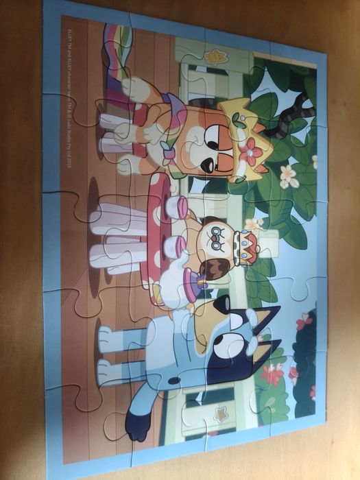 Puzzle 4w1 bluey