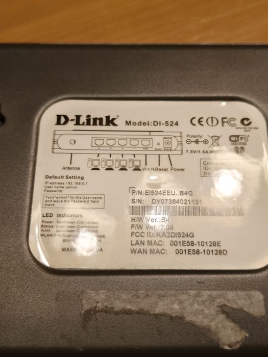 Zestaw 3 routerów Linksys, D-Link, Technicolor