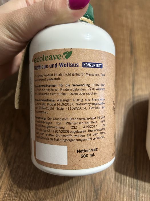 Środek na mszyce i wełnowce