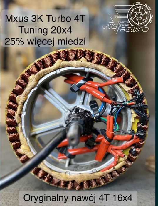 Do Roweru Silnik Mxsus 3 k turbo przewinięty + hubsinki