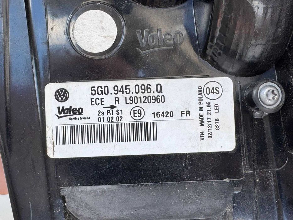 Стопи хеч бек LED-ліхтарі Volkswagen Golf VII рест  до рест  Mk7 7.5 Європа