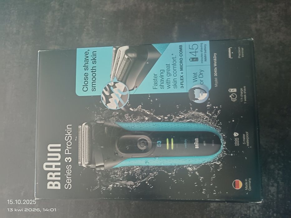 Golarka Braun Seria 3 3040 Wet&Dry