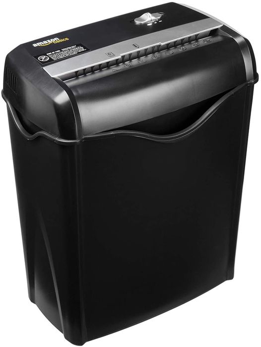 niszczarka do dokumentów amazon basics 5-6 arkuszy