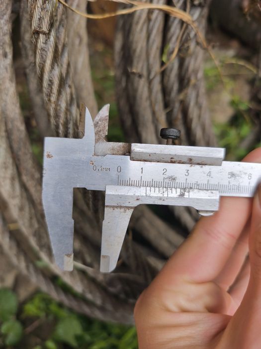 Продам стальний трос 16 мм