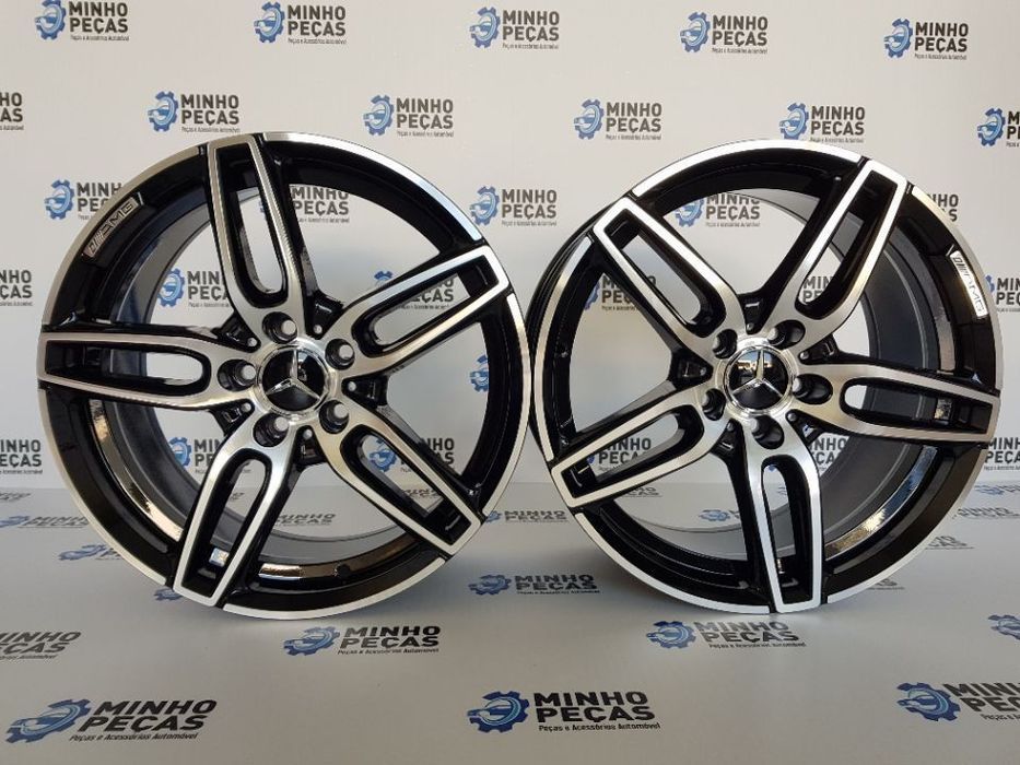 Jantes Mercedes CLA AMG 18 Preto Polido