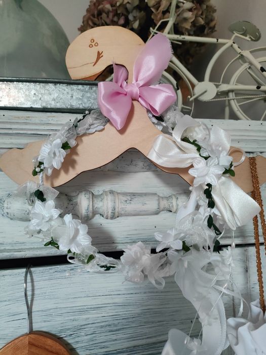 Alba szatka komunijna + dodatki torebka i wianek