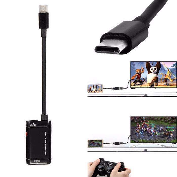 Adaptador USB-C para HDMI - MAC ou Smartphone