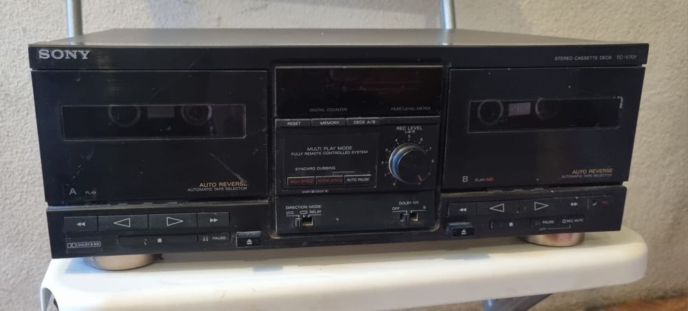 Deck Sony faz parte de uma Aparelhagem Sony de Elementos ver fotos