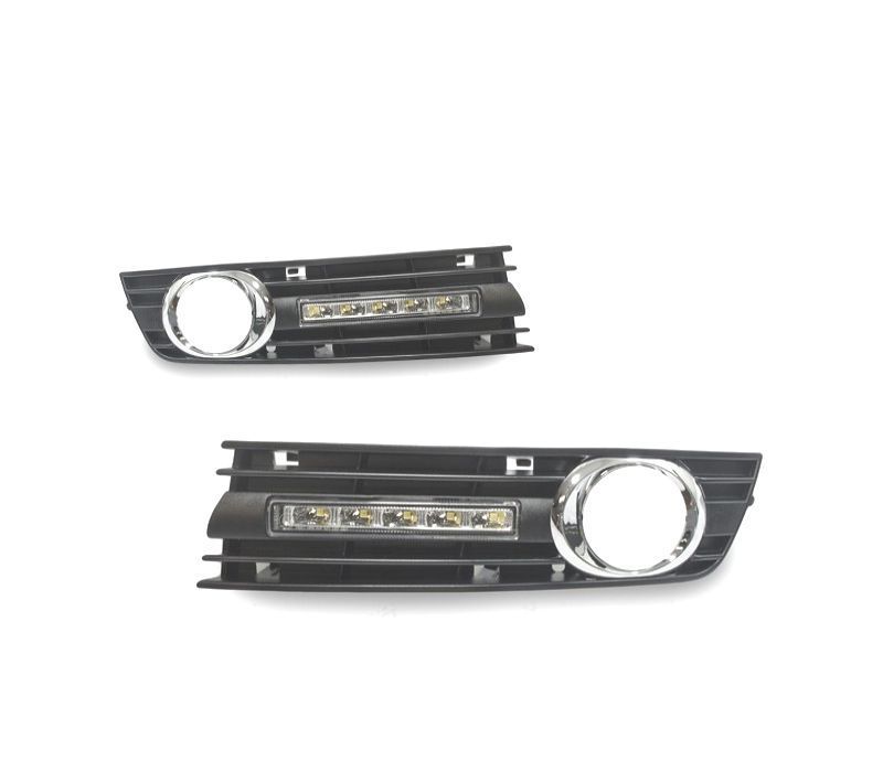 GRELHAS LUZ DIURNA LED AUDI A4 B6 00-04 PRETO