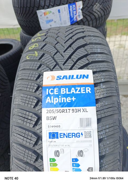Nowe opony zimowe Sailun Ice Blazer Alpine + 205/50/17 93H XL 24r