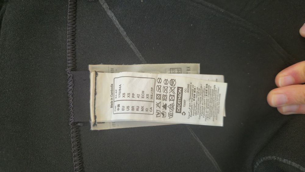 Neopreno XS e L bom estado