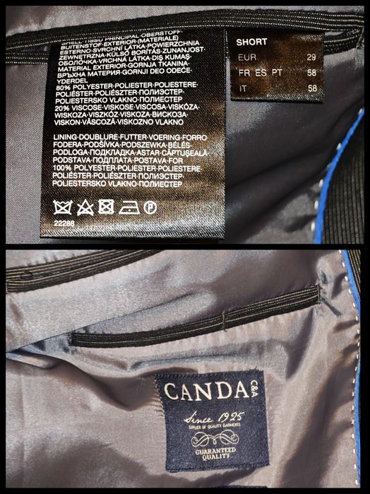 Casaco blazer N-58, marca  Canda  C&A  novo, usado apenas uma vez